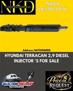 HYUNDAI TERRICAN 2.9 DIESEL INJECTORS FOR SALE OR TO RECON