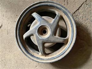 Honda Elite rear rim. Meyerton bike scrapyard new and secondhand spares.