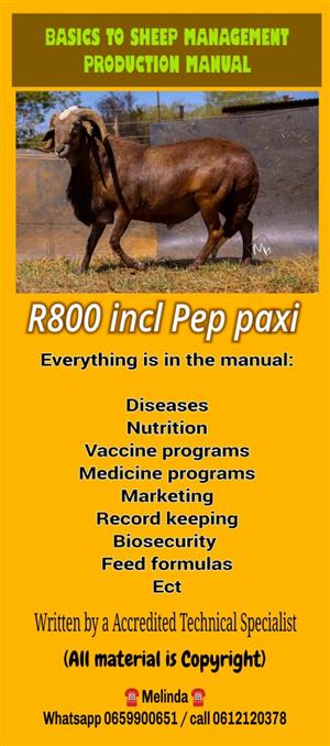 BASICS TO SHEEP MANAGEMENT PRODUCTION MANUAL