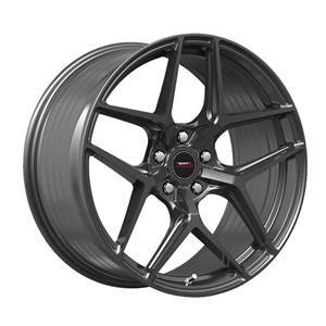 20″ A-Line Monaco 5/112 Velvet Black Flow Forming Alloy Wheels