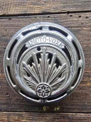VINTAGE AUTO HORN MOTOVOX MOTO VOX HARLEY VL RL INDIAN MOTORCYCLE