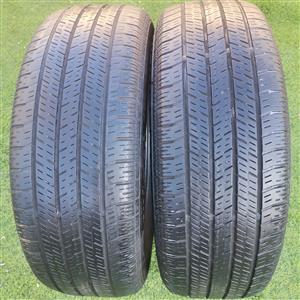 2x Good Used Continental 4x4 Contact Spare Tyres Available For Sale-215/65/16.
