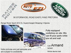 Range Rover Sport 2012 5L Supercharged Stripping for Spares
