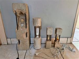 Cement Table Lights
