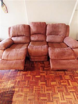 Recliner couch for 3 seater 
