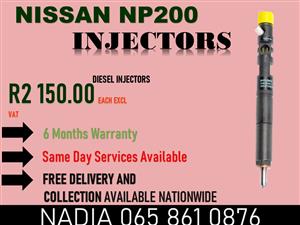 NISSAN NP200 DIESEL INJECTORS FOR SALE OR TO RECON