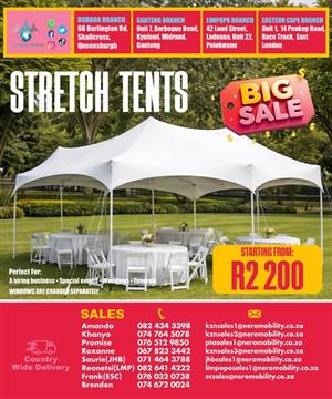 Premium stretch tents