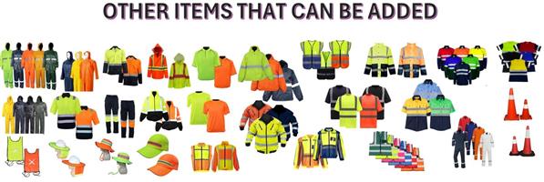 Rainbow products - All clothing - shoes - overalls - security accessories 