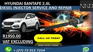 Hyundai Santafe 2.0L Diesel Injectors 
