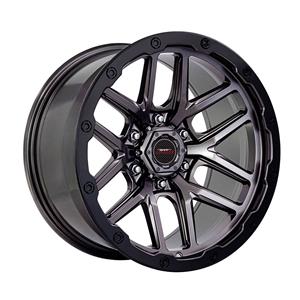 17″ A-Line bounty 6/139 Titanium Black Lip Alloy Wheels