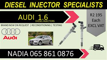 AUDI 1.6 DIESEL INJECTORS FOR SALE OR TO RECON