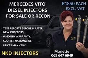 Diesel Injectors Mercedes Benz Vito 