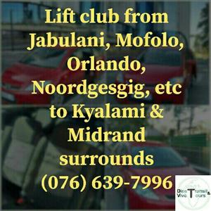 Lift Club from Soweto to Midrand
