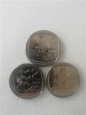 R5 and R2 coins for sale 