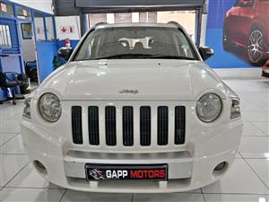 2009 Jeep Compass Limited 2.4L 105000km White Manual Diesel  Sparekey  Sunroof