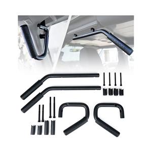Grab Handle Kit for Jeep Wrangler 2007-2018 - Heavy-Duty Aluminium Finish (set of 4)
