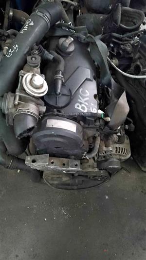 VW BKC 1.9L COMPLETE ENGINE FOR SALE