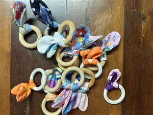 Wooden teething rings 13 units