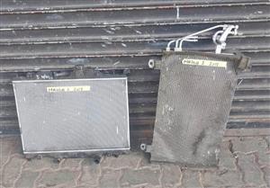 Mazda 2 radiator and condenser 2018