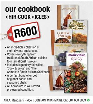 Cookbook Bundle - 6 Hardcover Books
