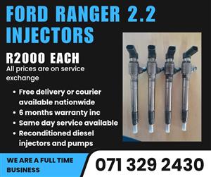 FORD RANGER 2.2 INJECTORS FOR SALE WITH WARRANTY 