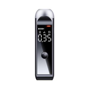 Portable Alcohol Tester High-Accuracy LCD Non-Contact Breathalyzer (grey)