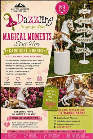Royal Carousel Horse for hire 