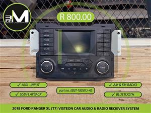 2018 FORD RANGER XL (T7) VISTEON CAR AUDIO & RADIO RECIEVER SYSTEM