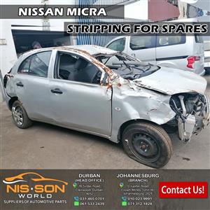 NISSAN MICRA STRIPPING FOR SPARES