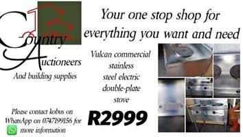 Vulcan commercial stainless steel electric double-plate stove