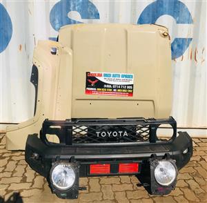 Toyota Land Cruiser 70 series front spares (2024)