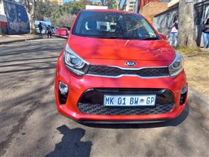 2017 KIA PICANTO SMART 1.2 MANUAL PETROL, RED, Service book, REVERSE CAMERA