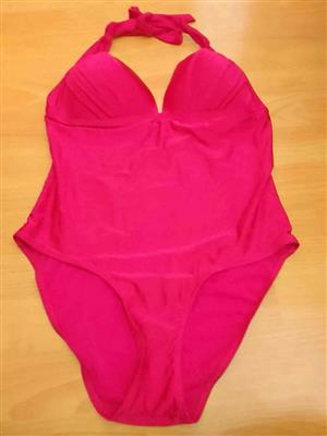 Bathing costume hot pink size 16 Woolworths