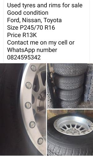 Second hand tyres
