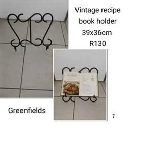 Vintage recipe book holder (39x36cm)