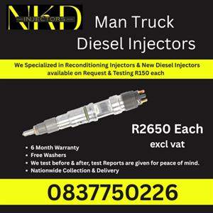 MAN TRUCK DIESEL INJECTORS FOR SALE