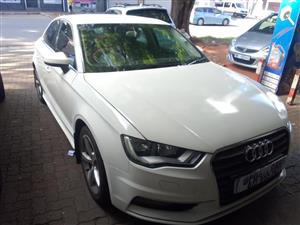 2014 AUDI A3 1.4TFSi Auto SEDAN white color petrol  138000km 