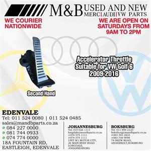 Accelerator Throttle (Second Hand) Suitable for Mercedes-Benz VW Golf 6 2009-2016