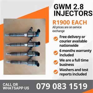 GWM 2.8 INJECTORS FOR SALE 