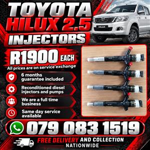 TOYOTA HILUX 2.5 INJECTORS FOR SALE 