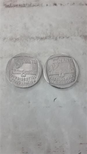presidential inauguration 1994 r5 coin 