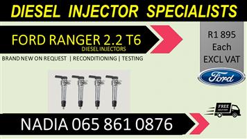 2.2 FORD RANGER T6 DIESEL INJECTORS FOR SALE