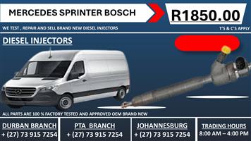 Mercedes Sprinter Bosch Diesel Injectors 