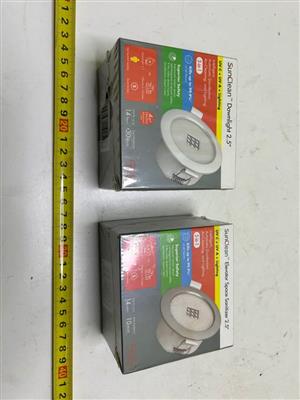 2x Sunclean 2.5” Downlights
