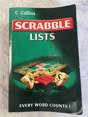 Collins Scrabble Lists in Paperback 0 over 1100 pages!