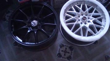 17" mags 4100/108 two black two silver