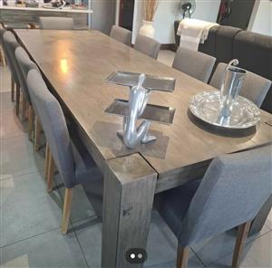 Dining Room table + 10 Chairs