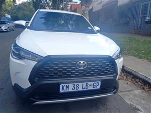 2022 TOYOTA COROLLA CROSS 1.8 PETROL, AUTOMATIC, WHITE COLOR, MILEAGE