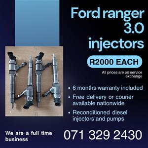 FORD RANGER 3.0 INJECTORS FOR SALE WITH WARRANTY INCLUDED 