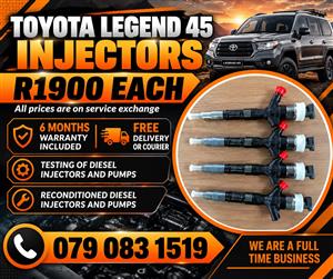 TOYOTA LEGEND 45 INJECTORS FOR SALE 